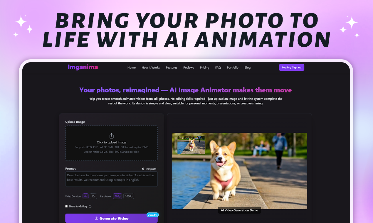 وسائط الرسوم المتحركة الذكاء الاصطناعي - اجعل صورتك تنبض بالحياة باستخدام الرسوم المتحركة المدعومة بالذكاء الاصطناعي 1