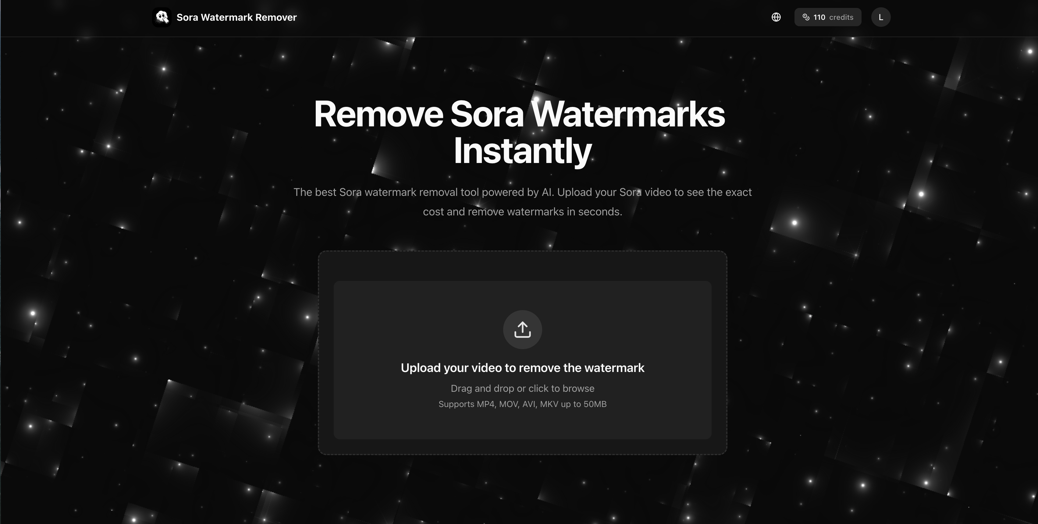 Mídia 1 de Removedor de marca d'água Sora - Sora Watermark Remover é um aplicativo da web que permite aos usuários remover marcas d’água de vídeos gerados por Sora usando tecnologia de IA.