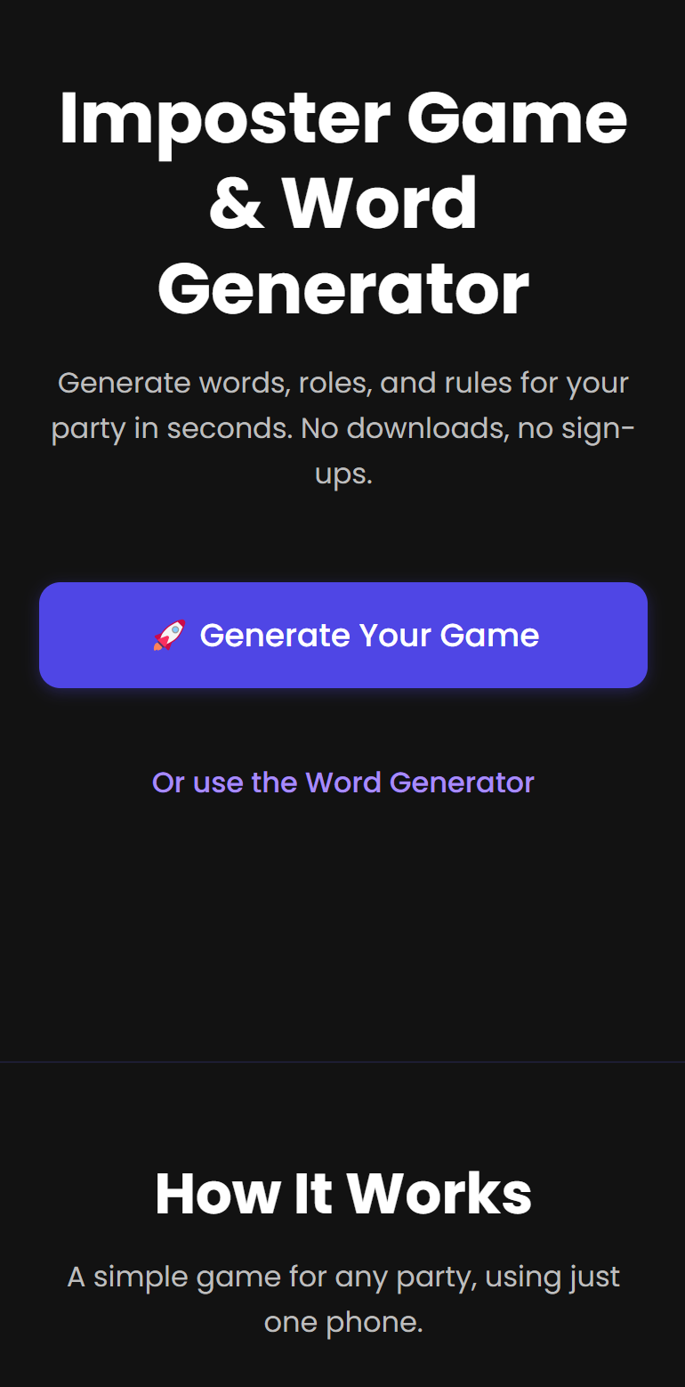 Kit di gioco dell'impostore - Rendi le riunioni facili media 1