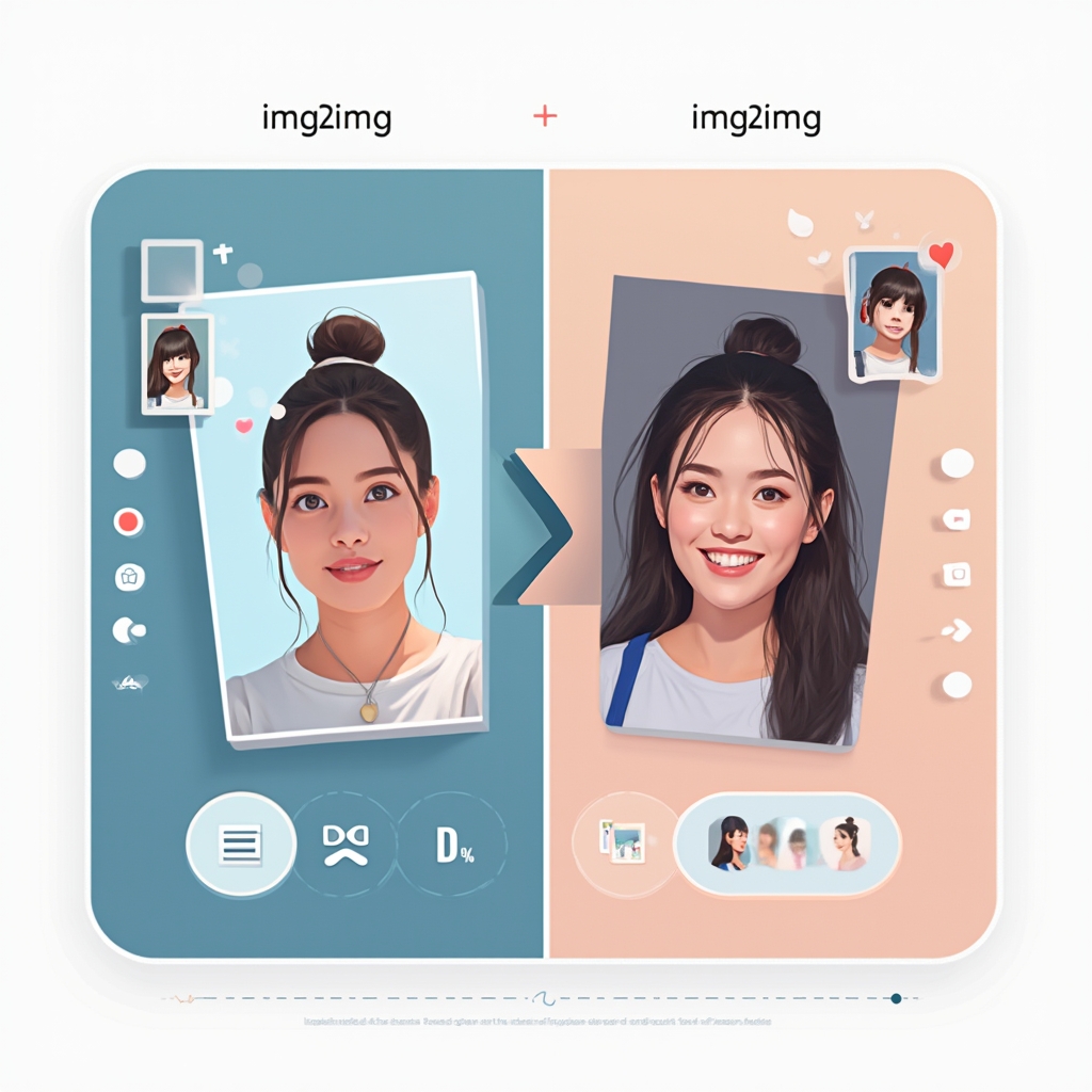Mídia 1 de img2img ai - Transformação de imagem sem perder detalhes.