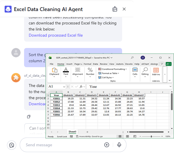 Mídia 2 de Ferramentas de IA do Excel 4 em 1 - Excel IA