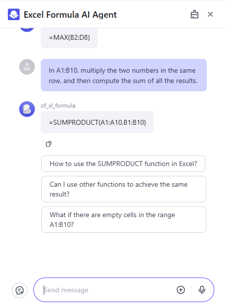 Mídia 3 de Ferramentas de IA do Excel 4 em 1 - Excel IA