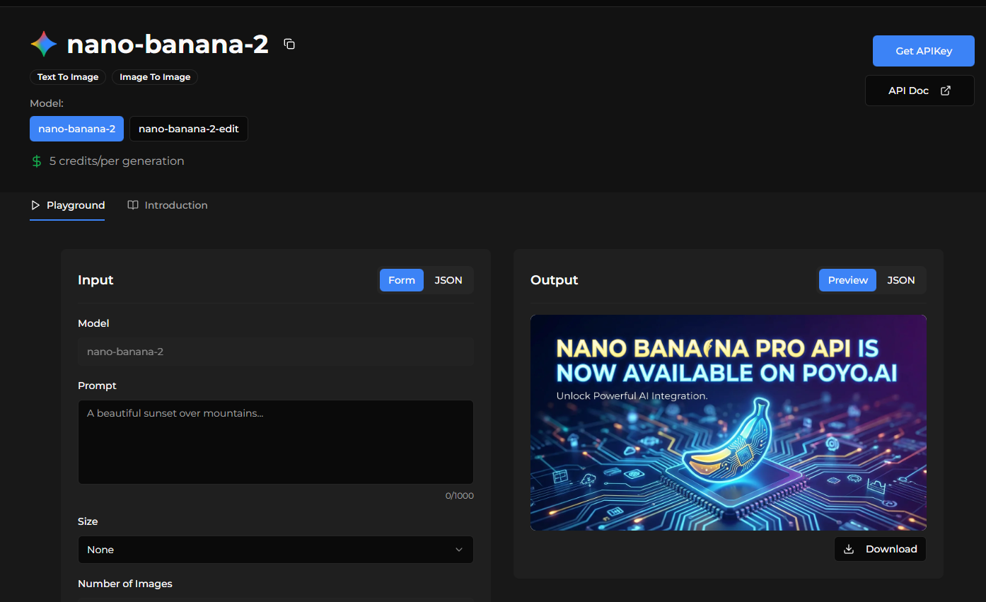 पोयो एपीआई - डेवलपर्स के लिए अंतिम एआई एपीआई प्लेटफार्म मीडिया 1