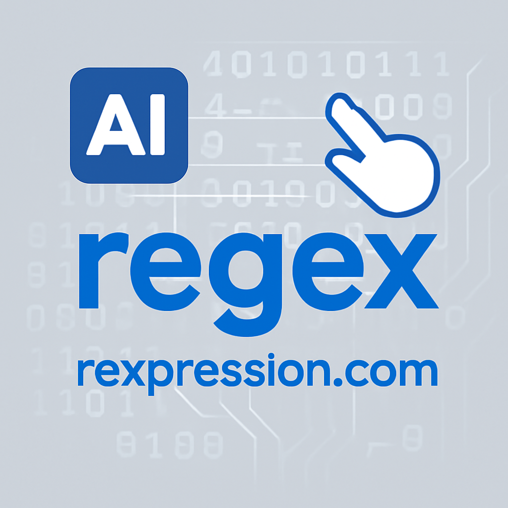 ตัวสร้าง AI Regex และตัวสร้างแบบลากและวาง