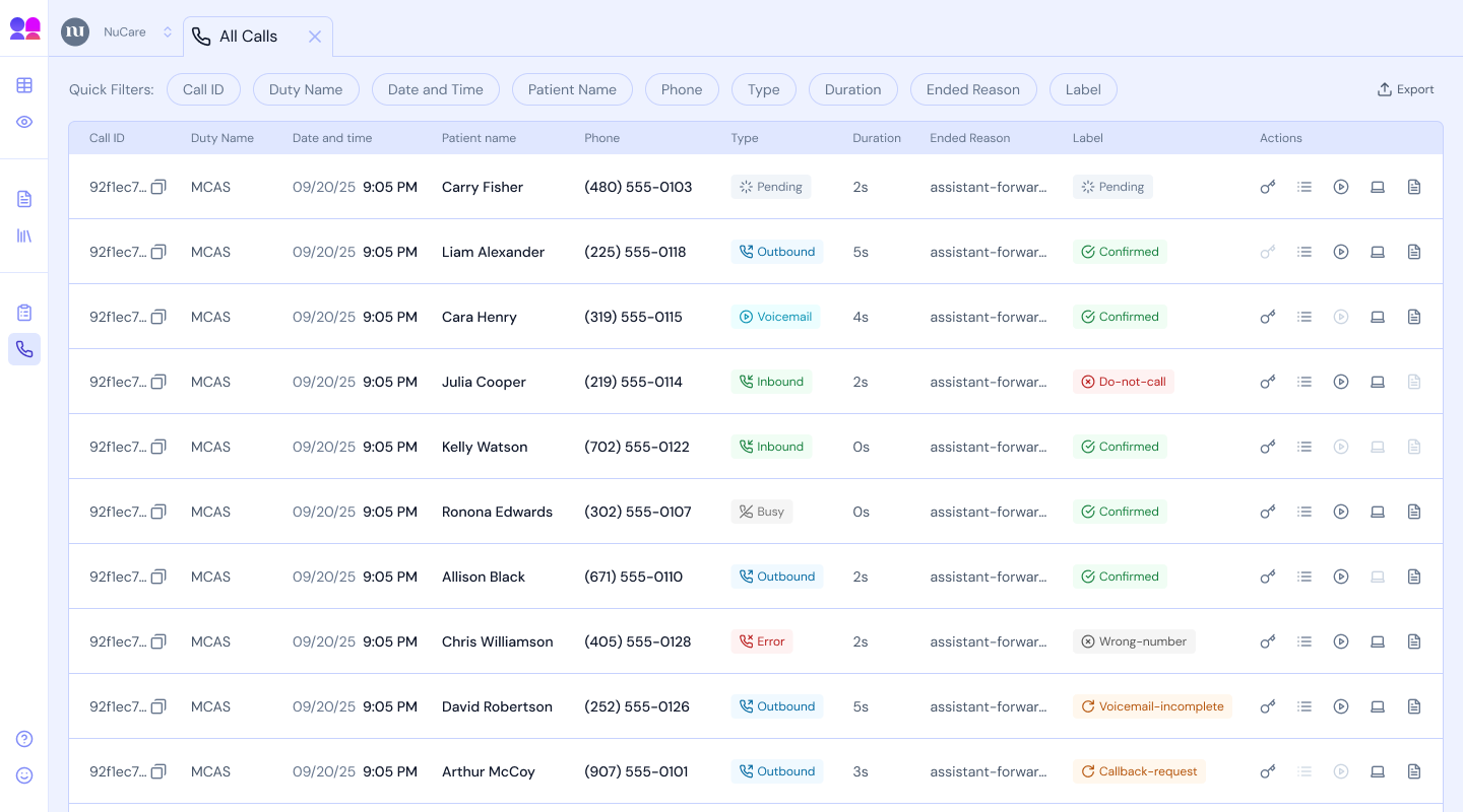 Careforce - Autonomous AI workforce for care coordination & healthcare admin media 1