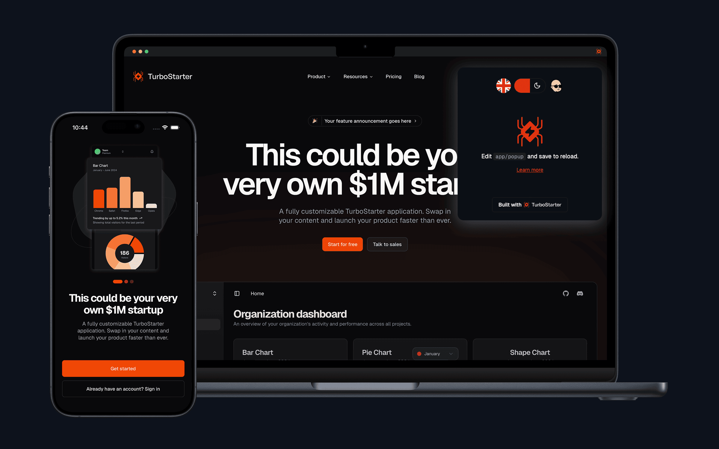وسائط توربوستارتر - انشر شركتك الناشئة في كل مكان.في دقائق. 1