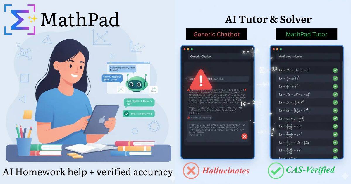 MathPad - AI-Powered Math Workspace. Snap, Solve, Learn! media 2