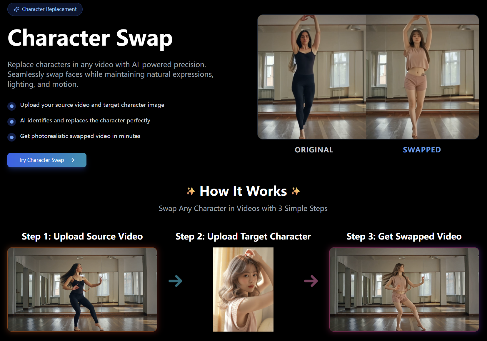 วรรณแอนิเมชั่น AI - แอนิเมชั่นตัวละครที่ขับเคลื่อนด้วย AI และเครื่องมือสลับใบหน้า media 2