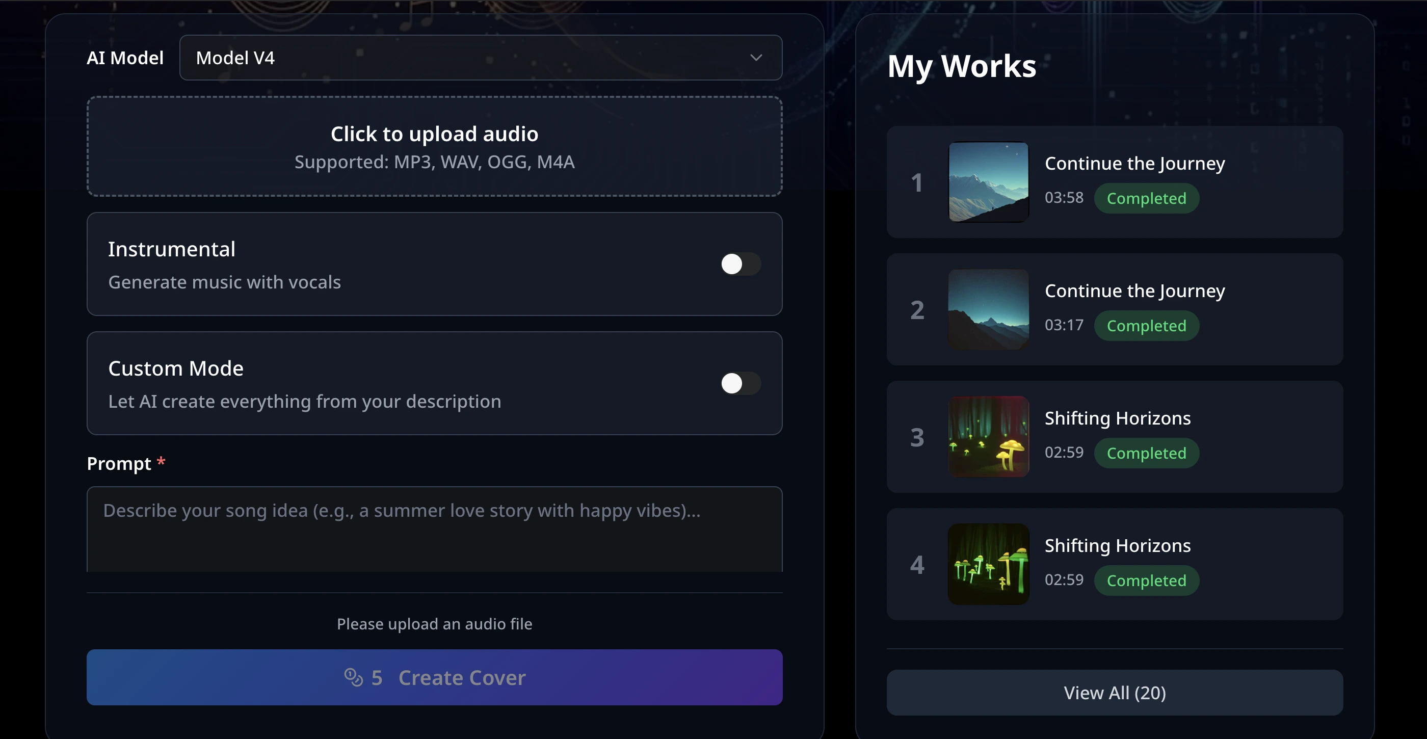 เอมีโล - เครื่องสร้างเพลง AI และเครื่องสร้างเพลง AI media 2