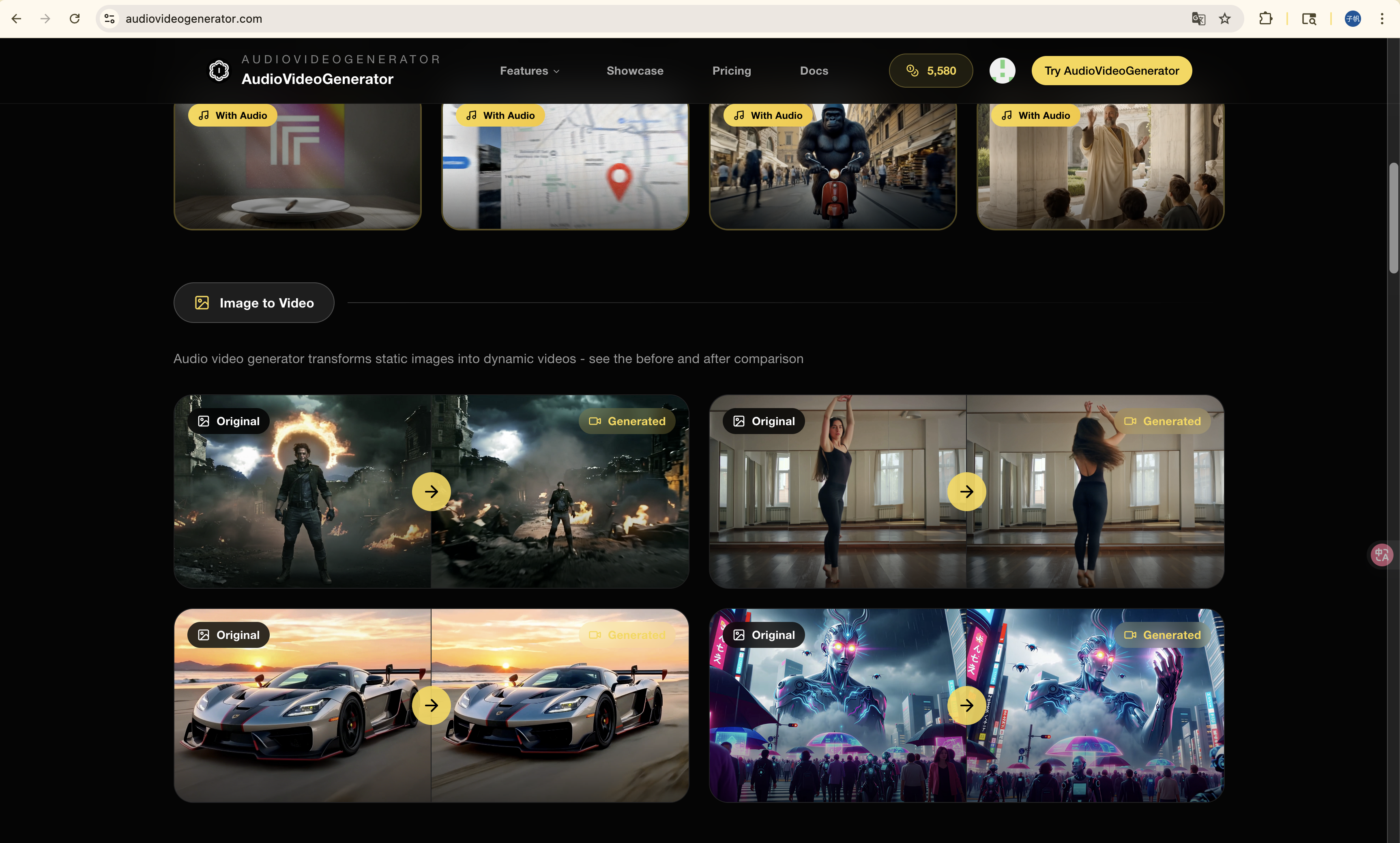 เครื่องกำเนิดวิดีโอเสียง - เครื่องสร้างวิดีโอเสียง - เครื่องสร้างวิดีโอ AI พร้อมเสียง media 2