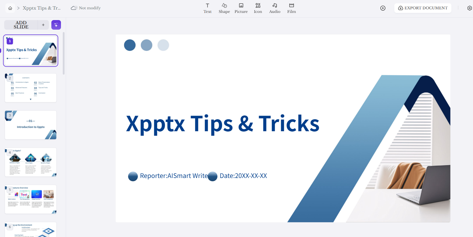 Xpptx - Xpptx - สร้างงานนำเสนอได้ด้วยคลิกเดียว media 4