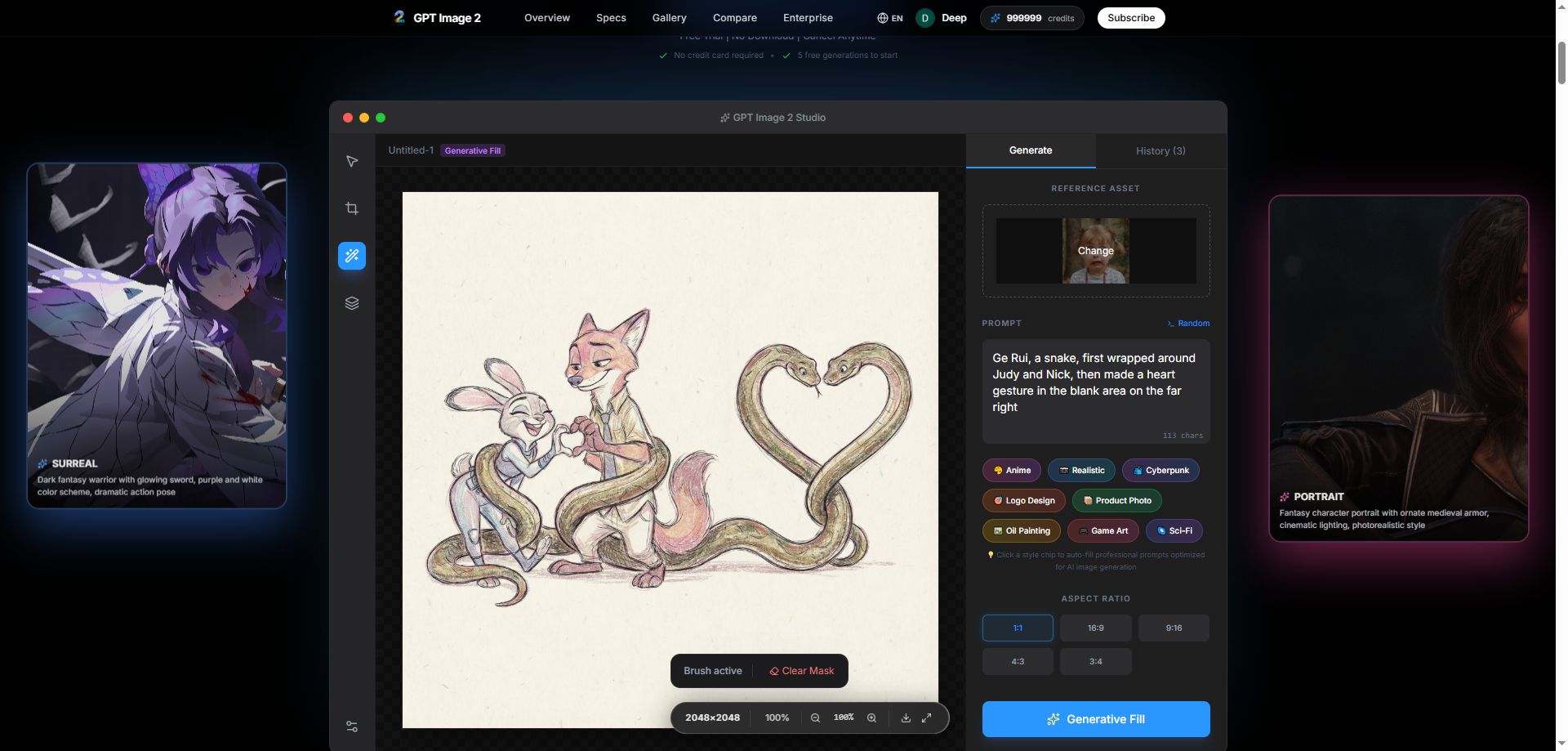 GPT Image 2 - ชุด AI Creative ระดับมืออาชีพ - เครื่องกำเนิด AI เครื่องแรกที่ให้คุณแก้ไขได้จริง media 2