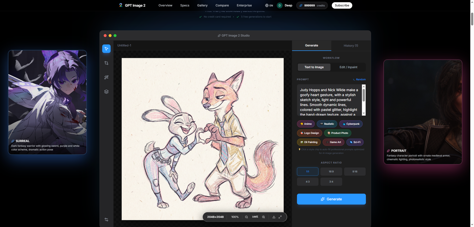 GPT Image 2 - ชุด AI Creative ระดับมืออาชีพ - เครื่องกำเนิด AI เครื่องแรกที่ให้คุณแก้ไขได้จริง media 3