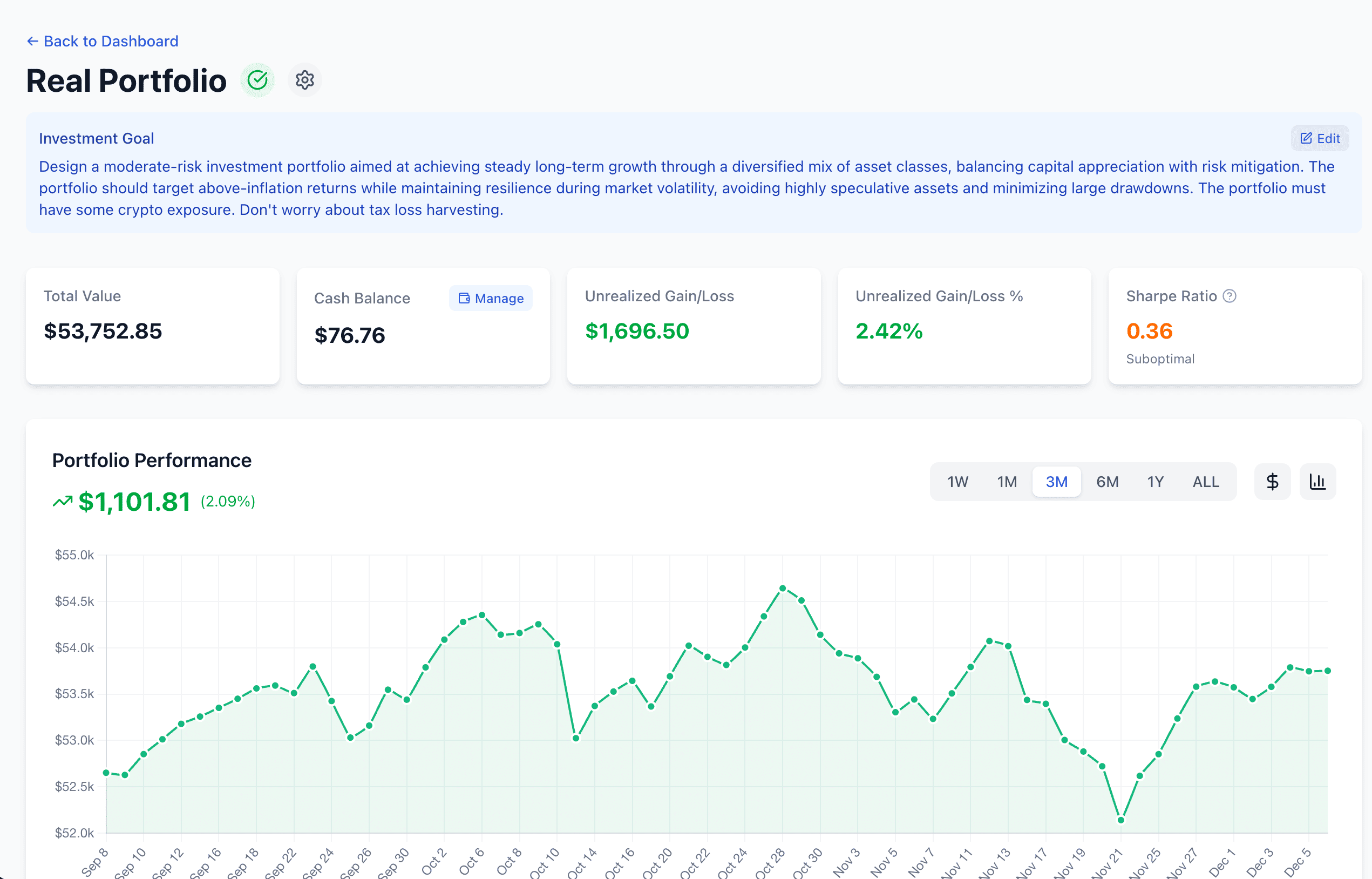 Genio de la cartera - Domine sus inversiones con precisión de IA media 3