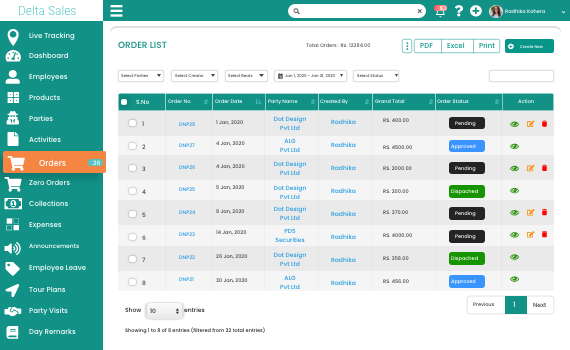 Aplicación de ventas delta - Aplicación de automatización de la fuerza de ventas para sus empleados de campo media 5
