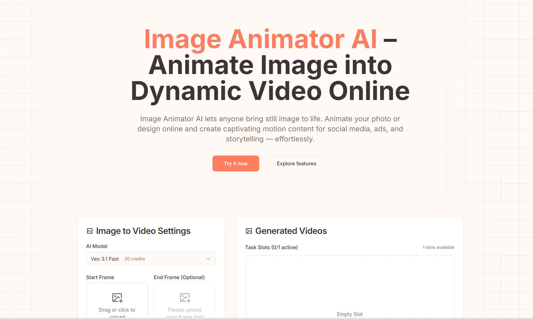 Animador de imágenes AI - Image Animator AI: anime imágenes a videos en línea con AI media 1