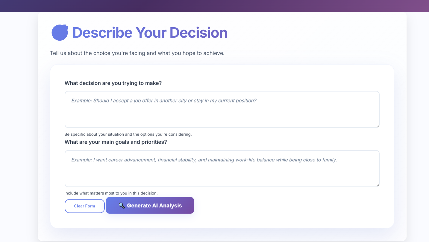 決断のダイ - 考えすぎを数分で明確な決定に変えましょう。メディア1