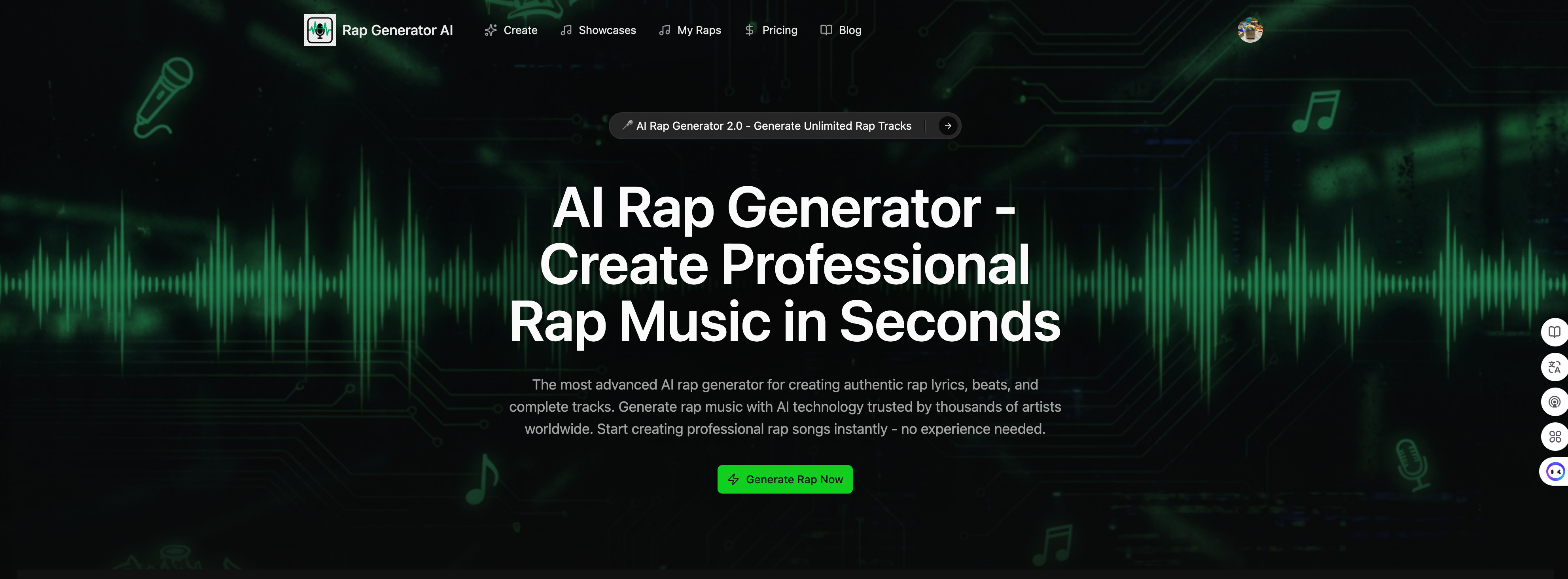 Generador de rap AI - Genera letras y ritmos de rap únicos al instante con IA media 2