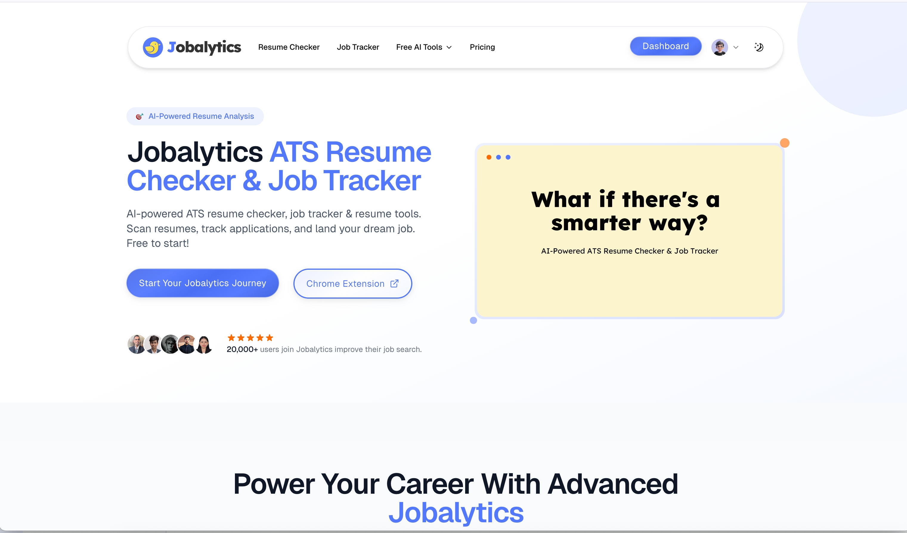 JobAlytics - より賢い仕事探しの方法 |ATS 履歴書チェッカーとジョブ トラッカーメディア2