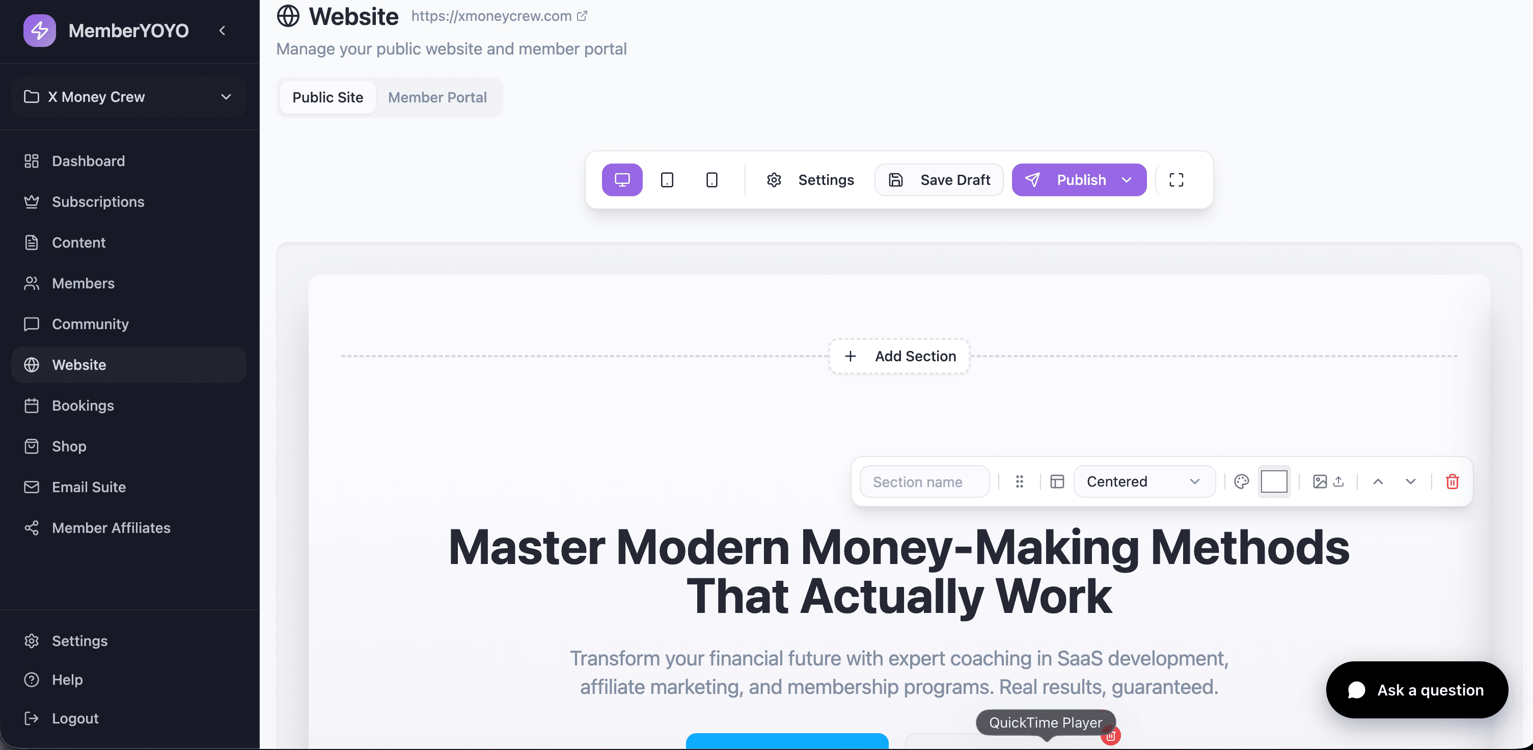 メンバーよよ - メンバーシップ帝国を構築、管理、収益化します。メディア2