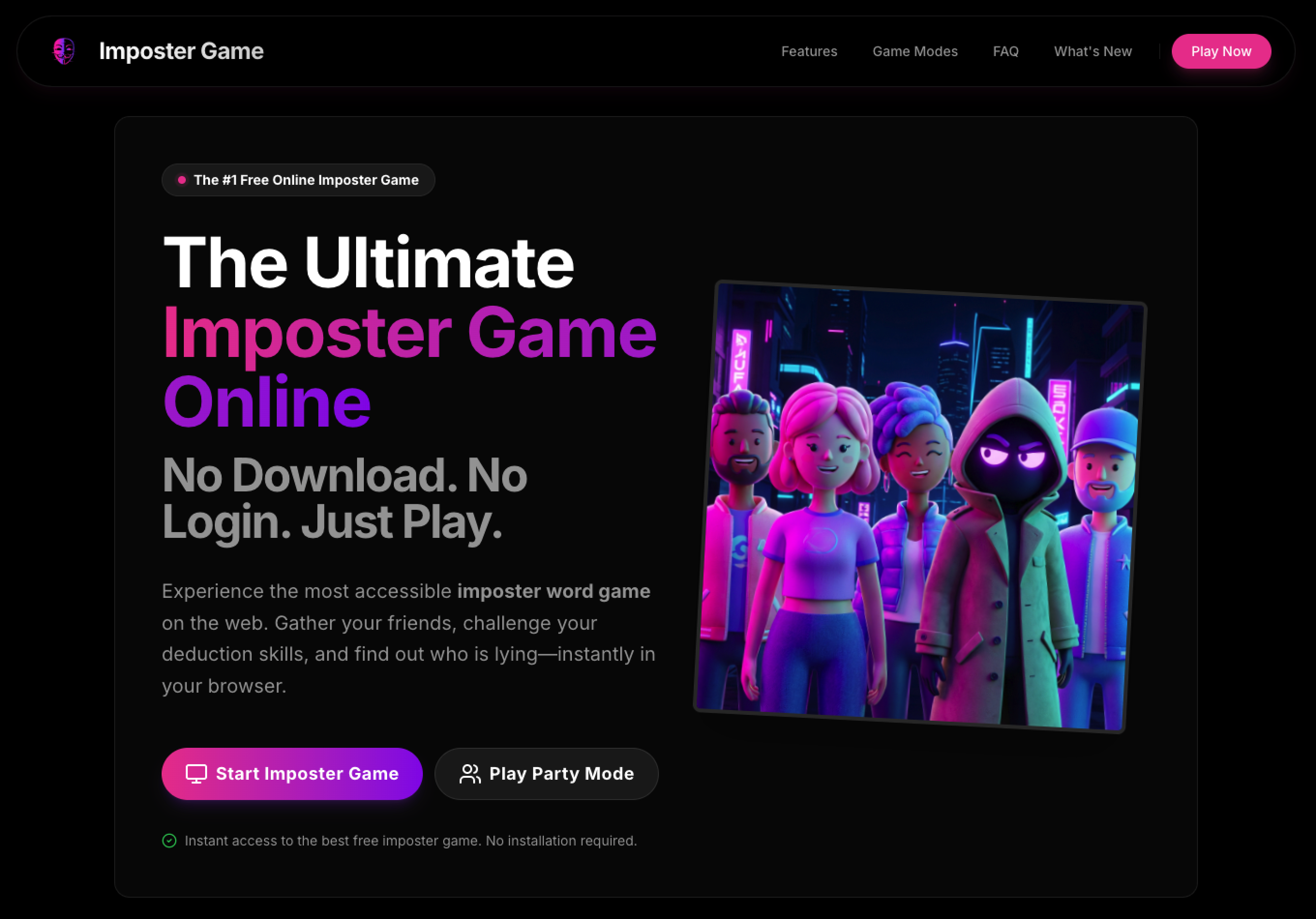 インポスターゲーム無料 - トップ無料の詐欺師単語ゲーム - ログインもダウンロードも不要で、無料ですぐにプレイできます!メディア1