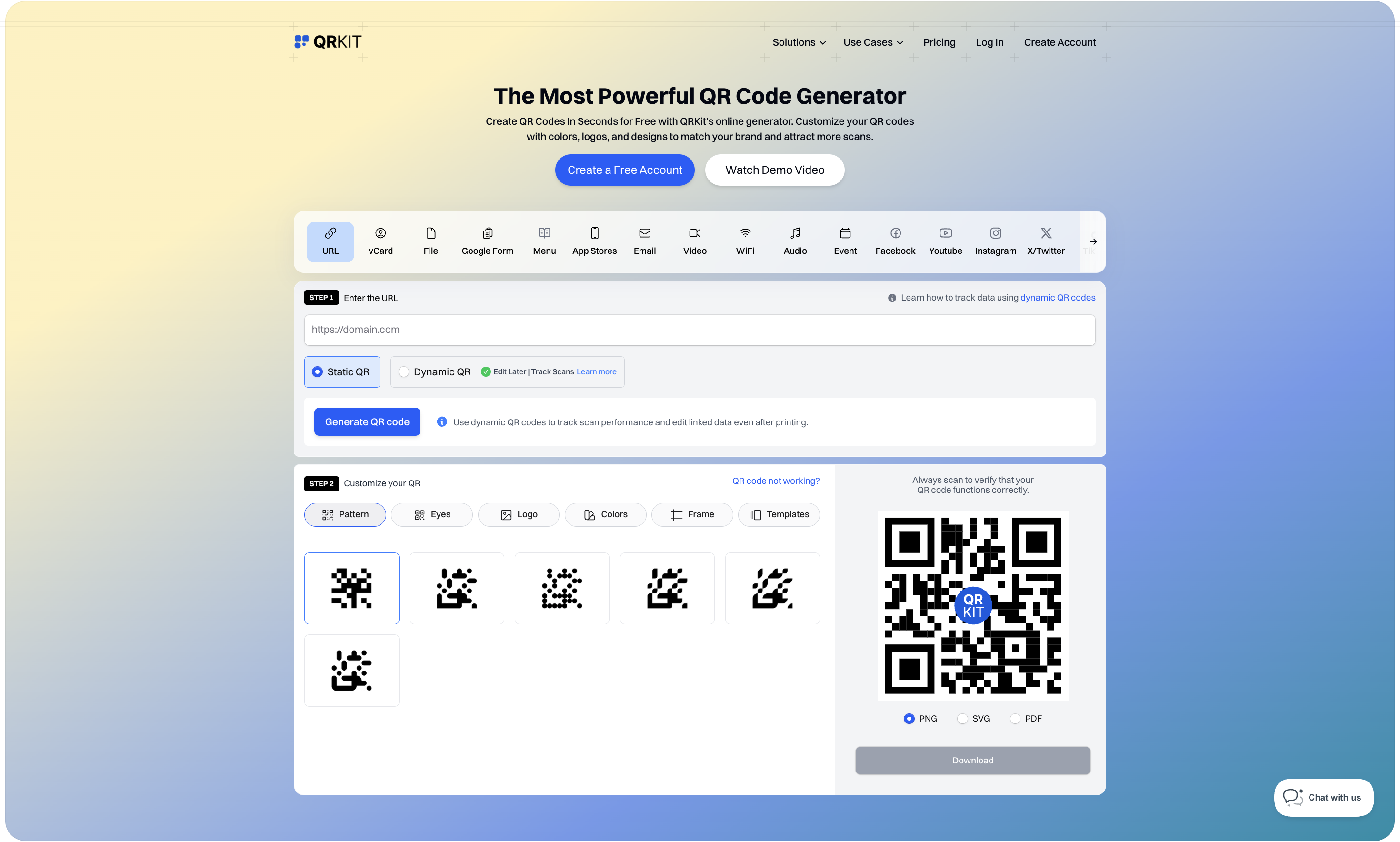 QRKIT - QR 코드를 즉시 생성, 사용자 정의 및 추적할 수 있습니다. 미디어 3