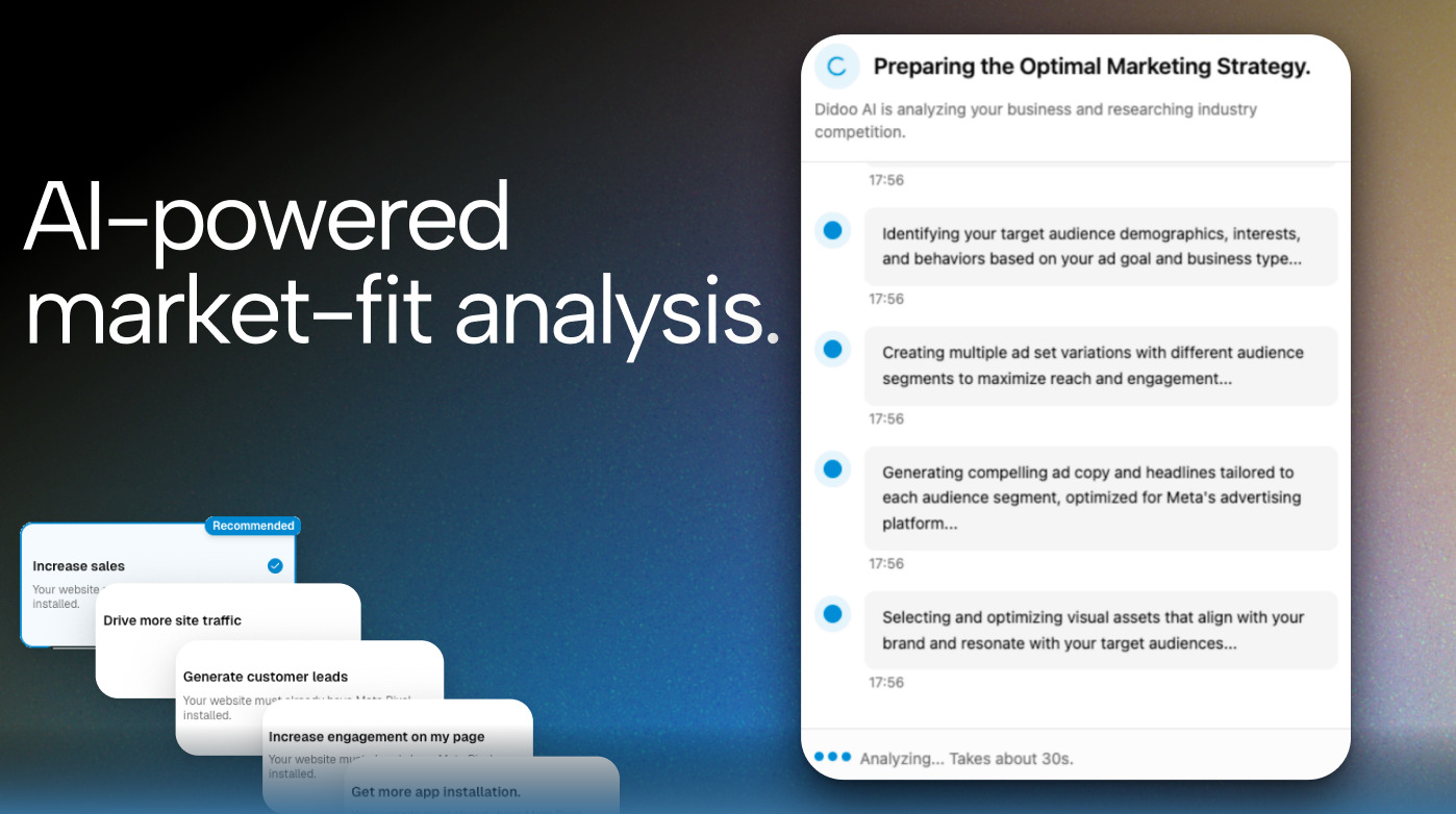 디두 - URL 입력, 메타 광고 출력.한 번의 클릭으로 탁월한 성능을 발휘할 수 있습니다. 미디어 3