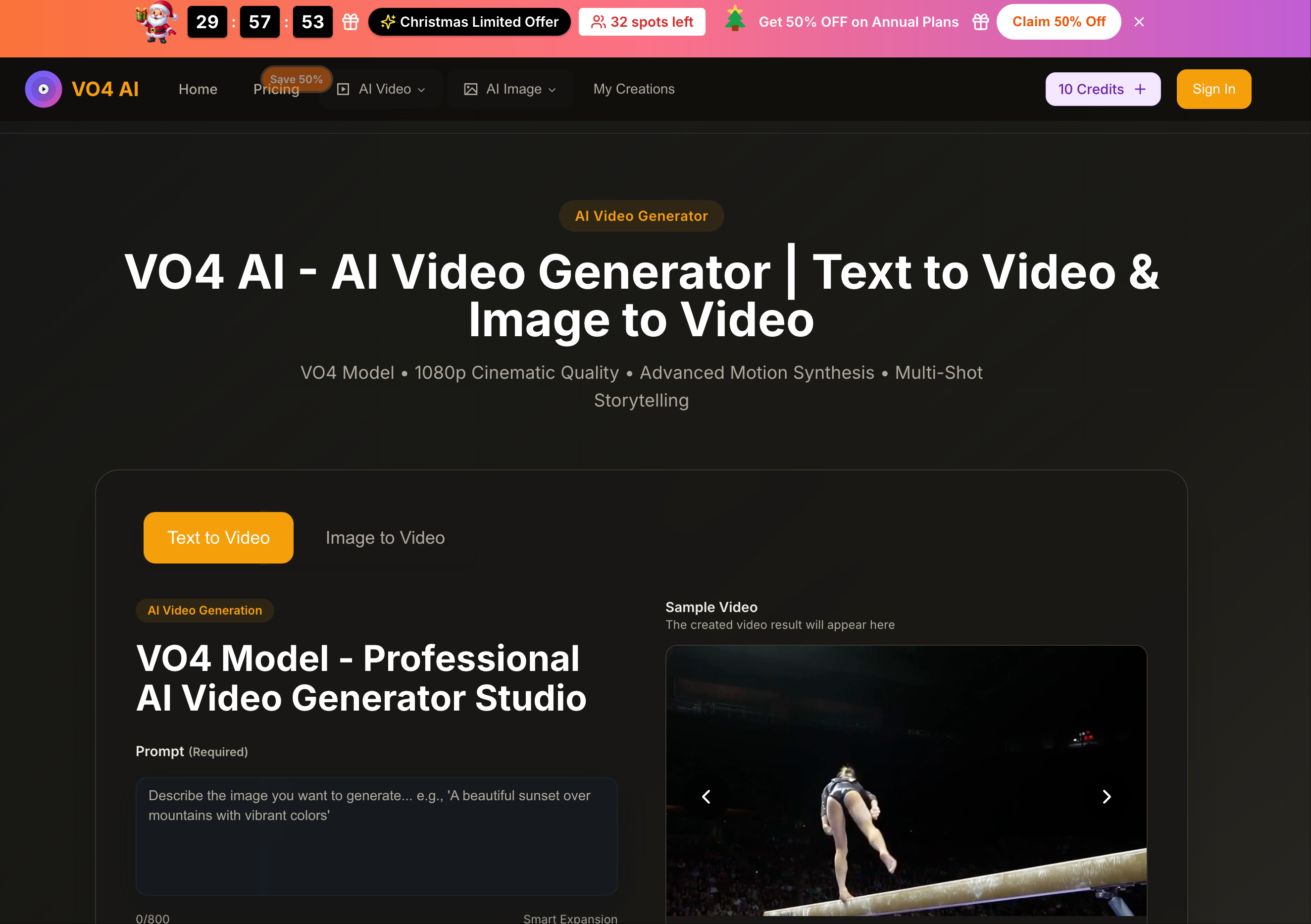 Media VO4 AI video - VO4 AI- AI Video Generator | Text to Video & Image to Video | 1080p Quality 1