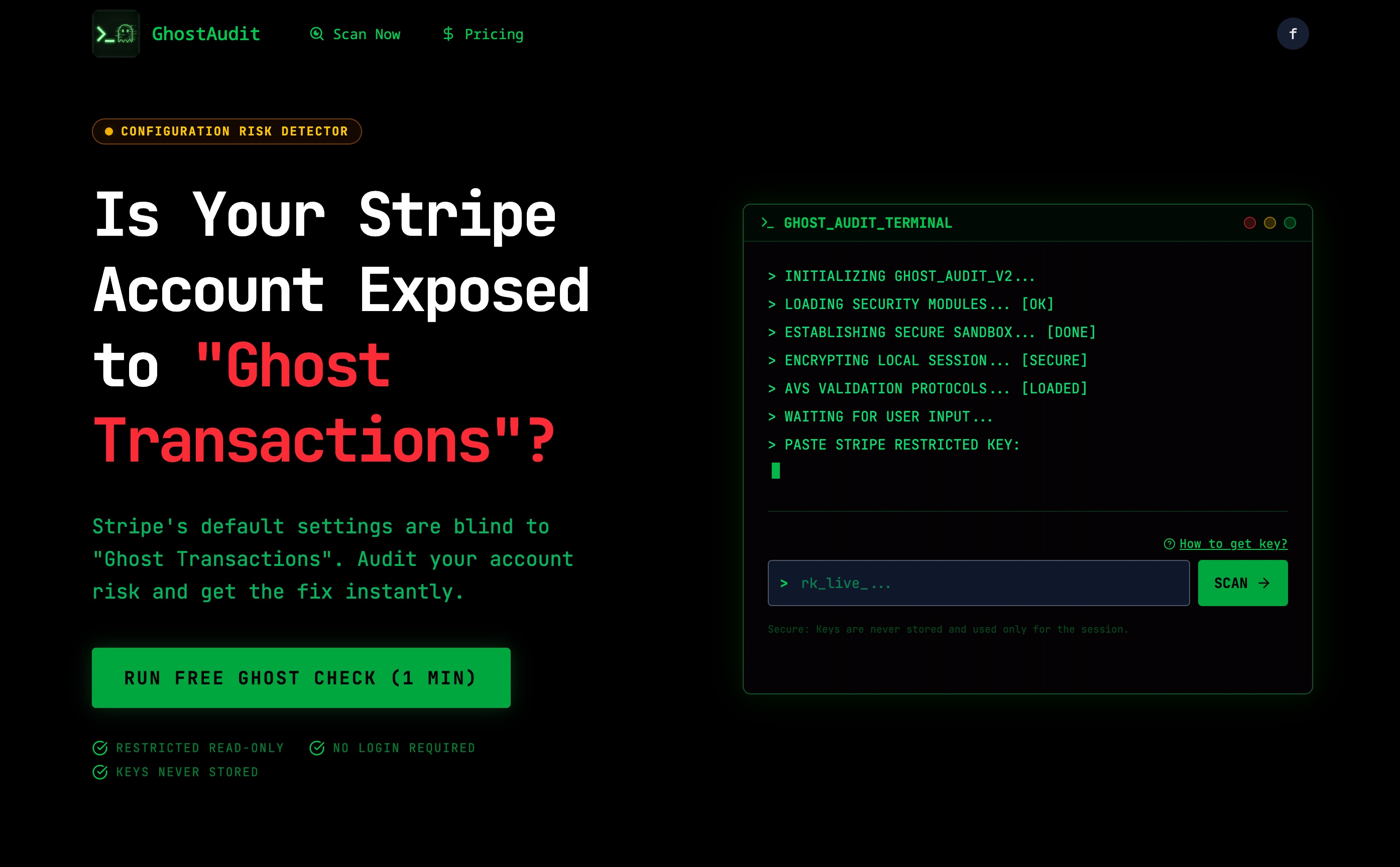 GhostAudit - Secure your Stripe account from ghost transactions. media 1