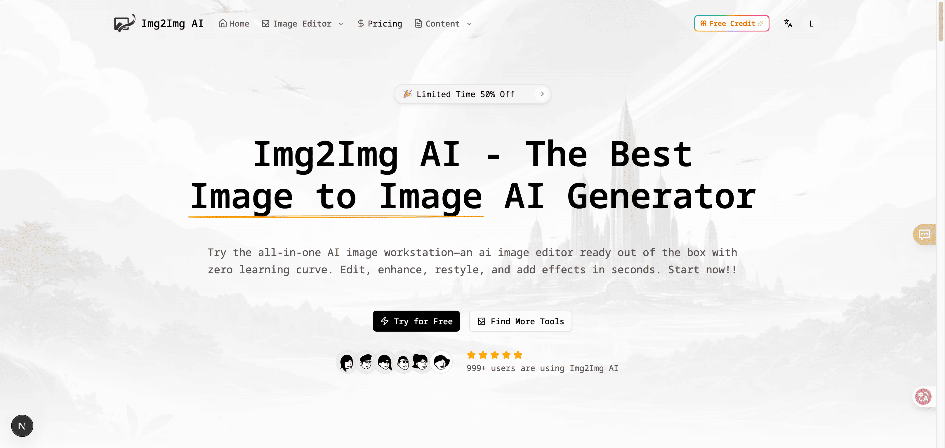 Img2Img-AI - 最佳圖像到圖像 AI – 來自圖像的免費 AI 圖像生成器 media 1
