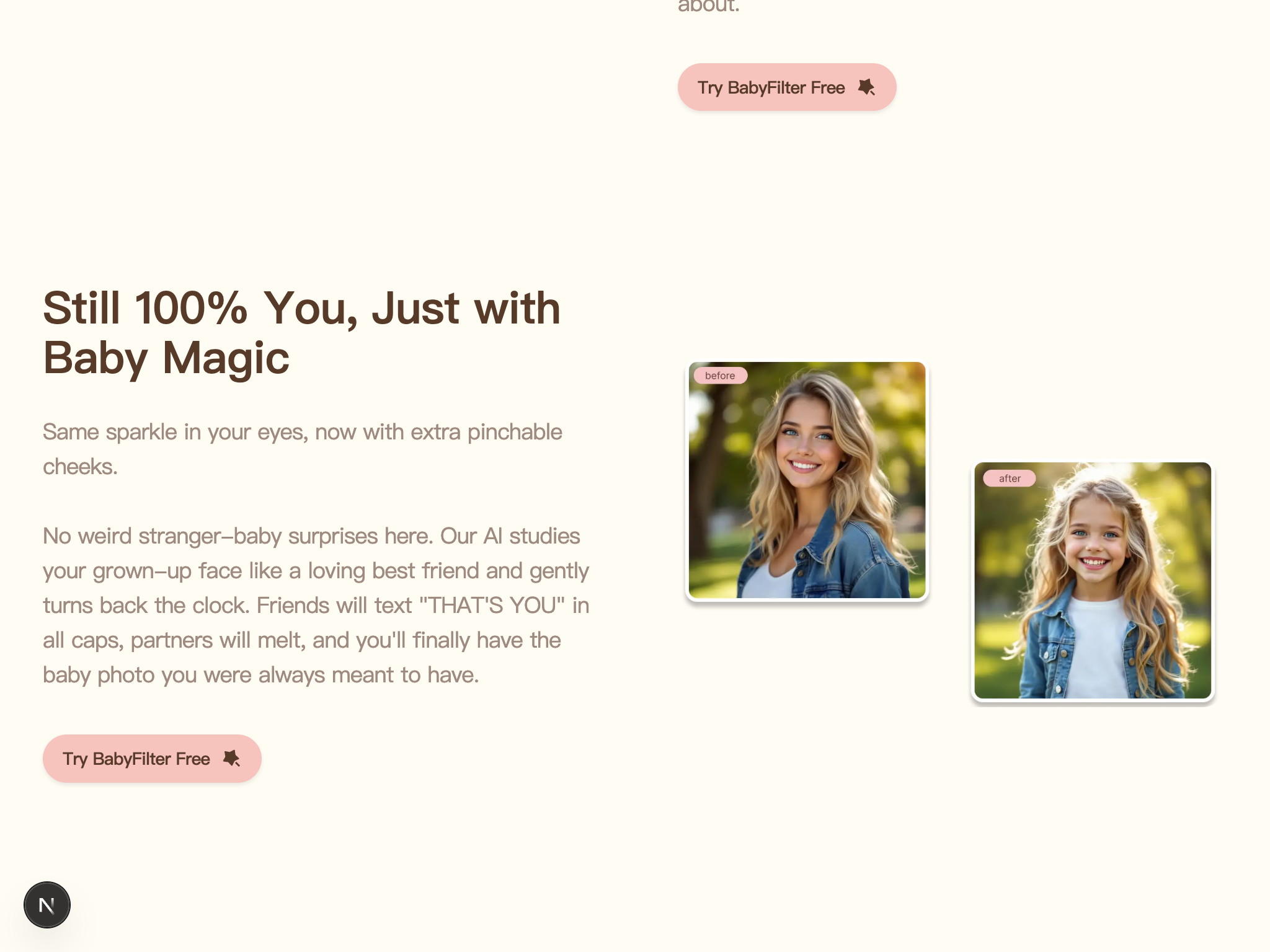 嬰兒過濾器 - 一鍵查看您可愛的內在童心 media 2