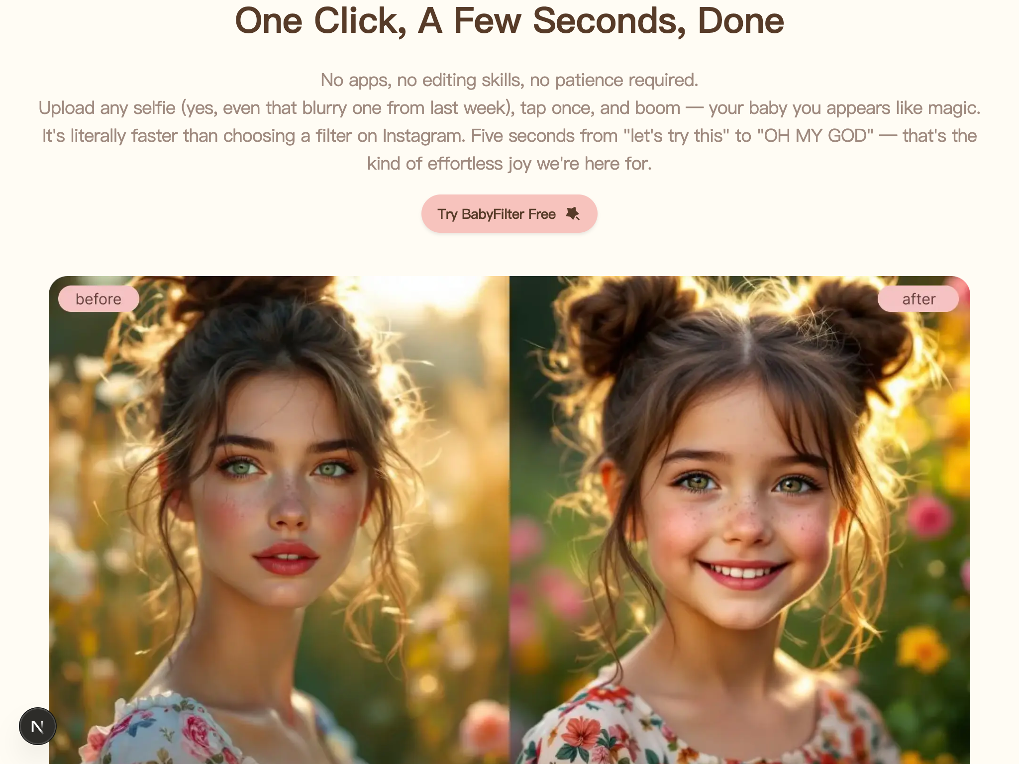 嬰兒過濾器 - 一鍵查看您可愛的內在童心 media 4