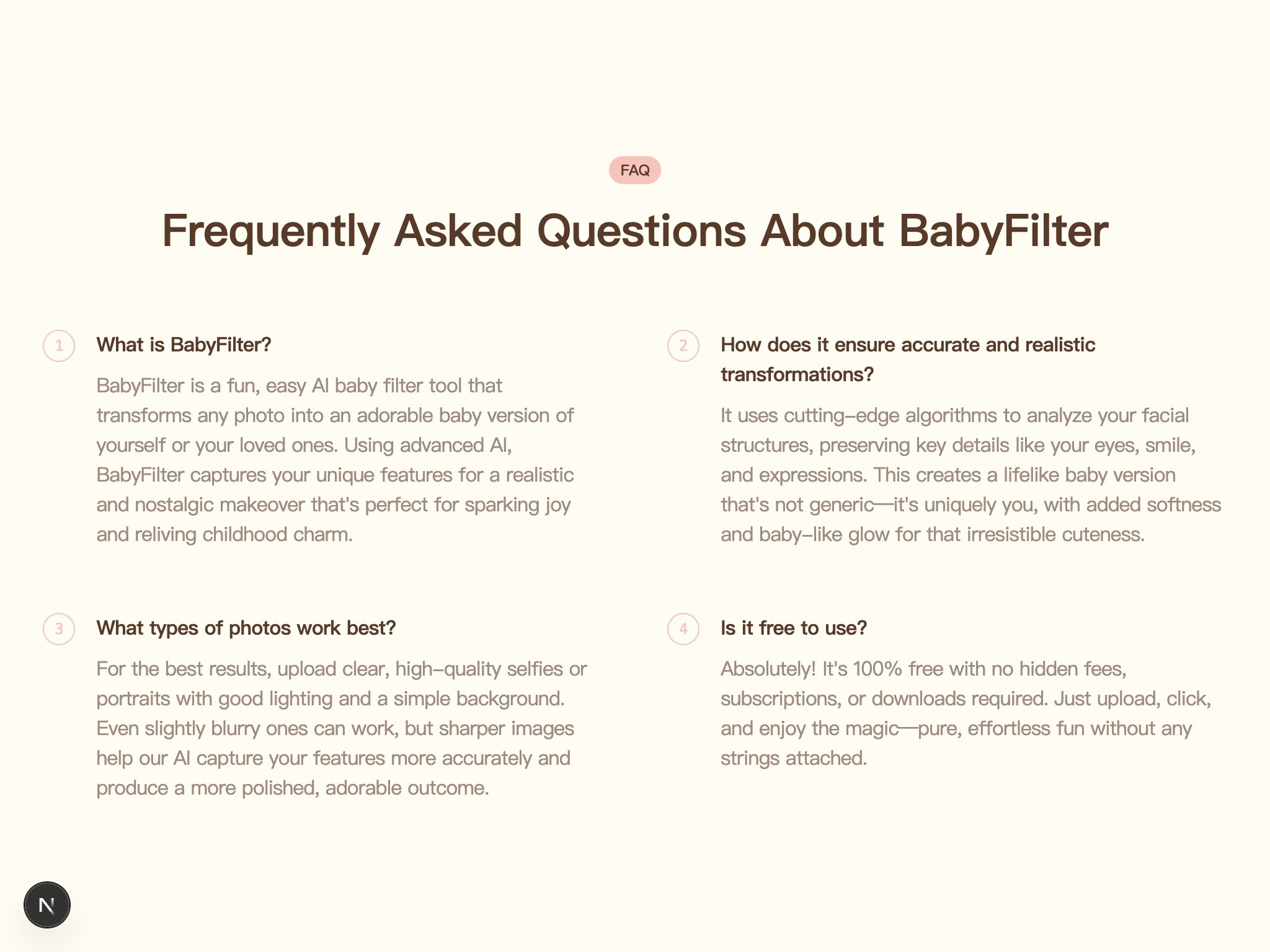 嬰兒過濾器 - 一鍵查看您可愛的內在童心 media 5