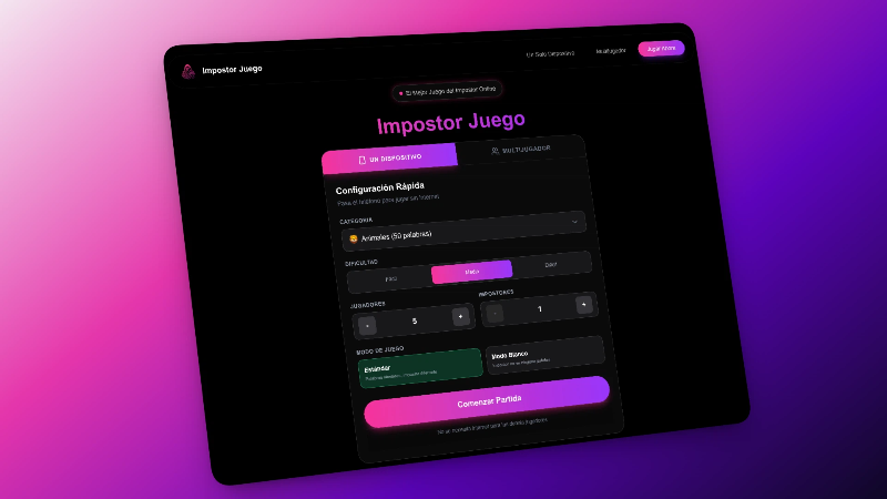 juego del impostor online