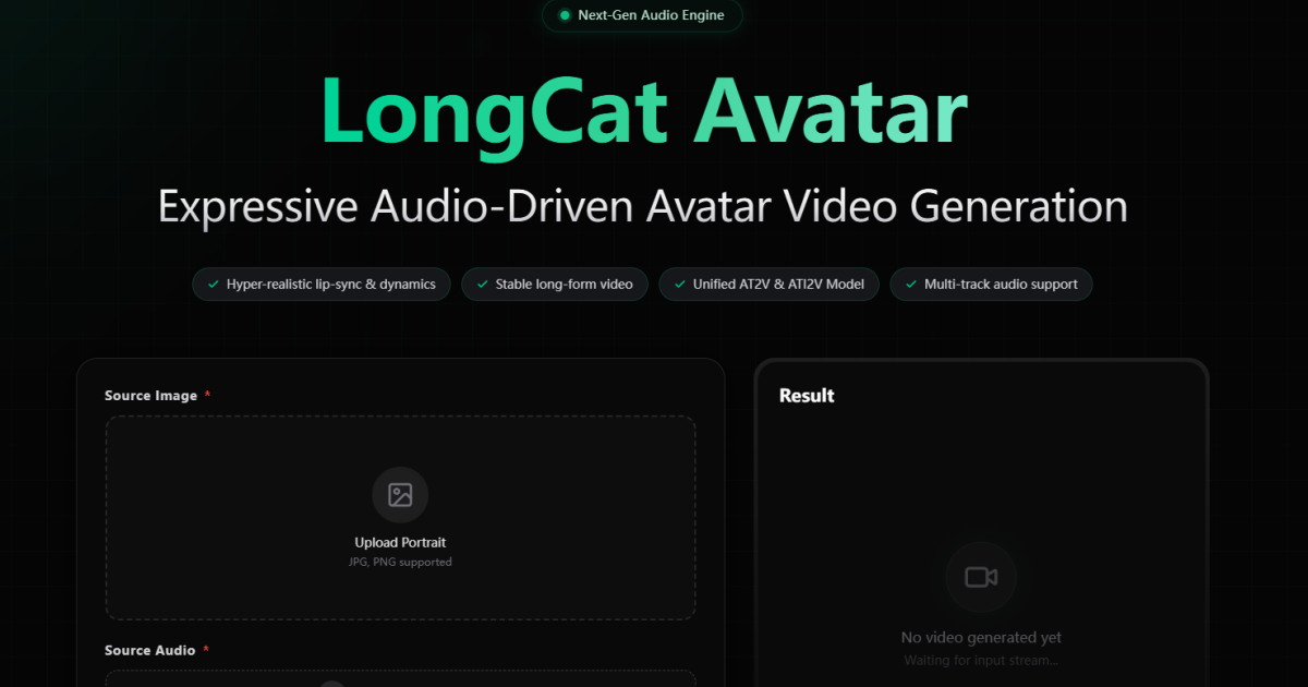 LongCat Avatar Video