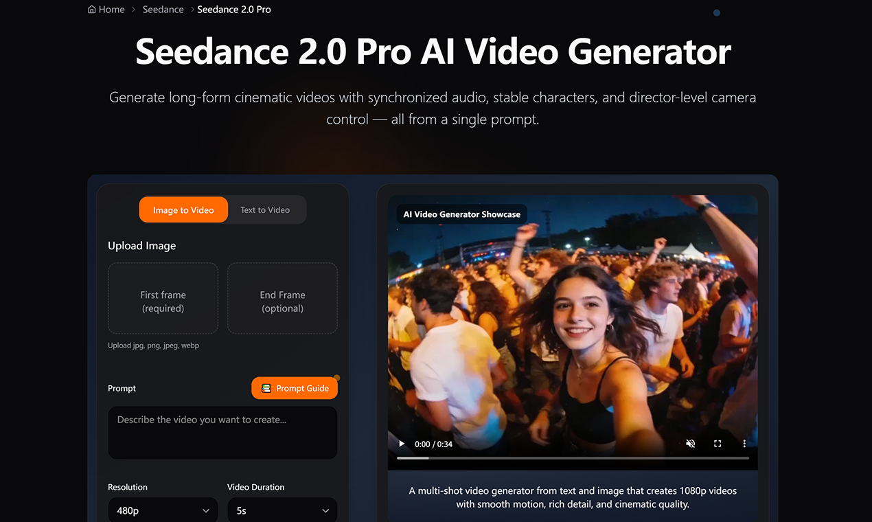 Seedance 2.0 Pro AI Video Generator - Seedance 2.0 Pro – Next-Gen AI Video Generator by ByteDance media 1