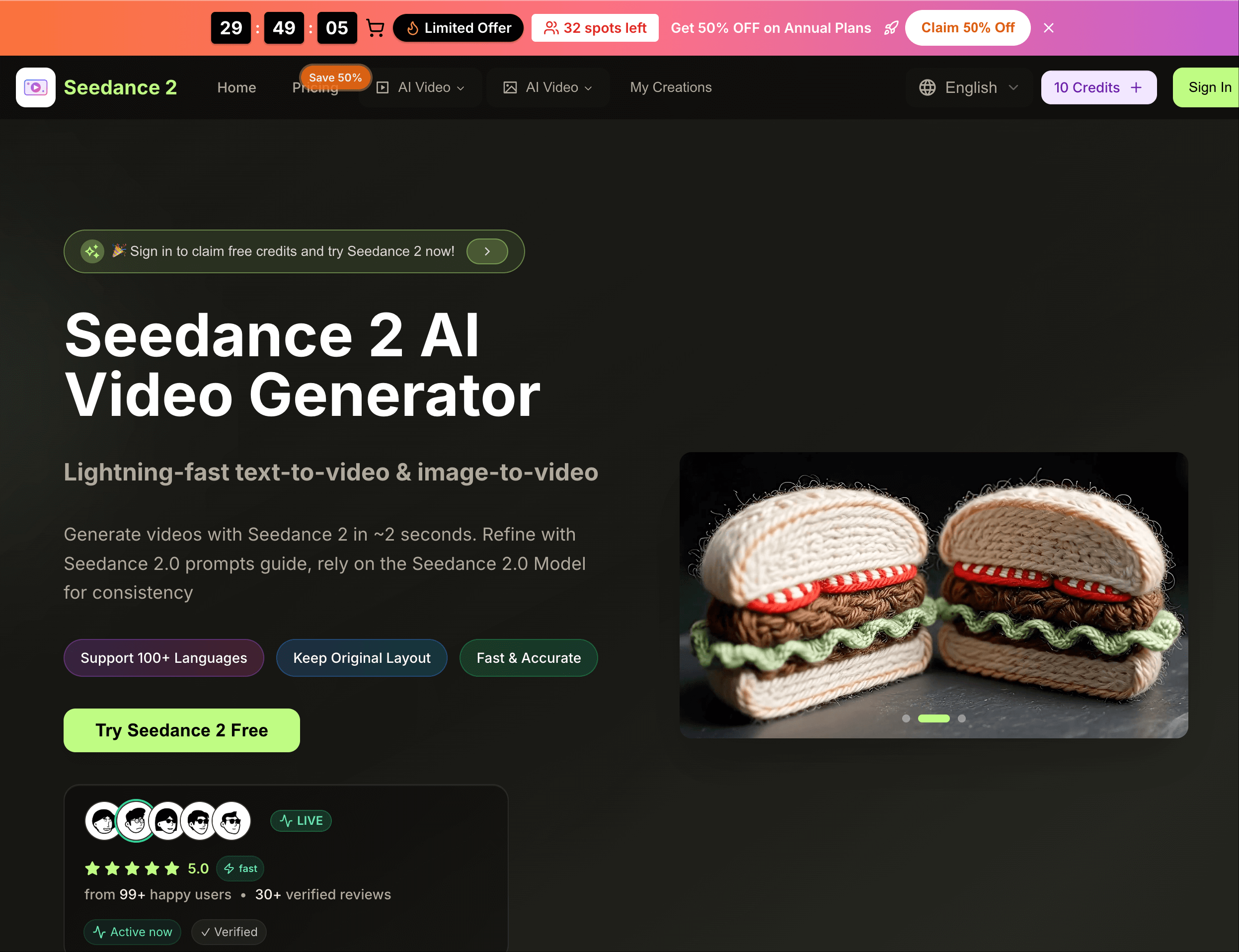 Seedance 2.0 video - Seedance 2 | Seedance 2 AI Video Generator - Text to Video & Image to Video media 1