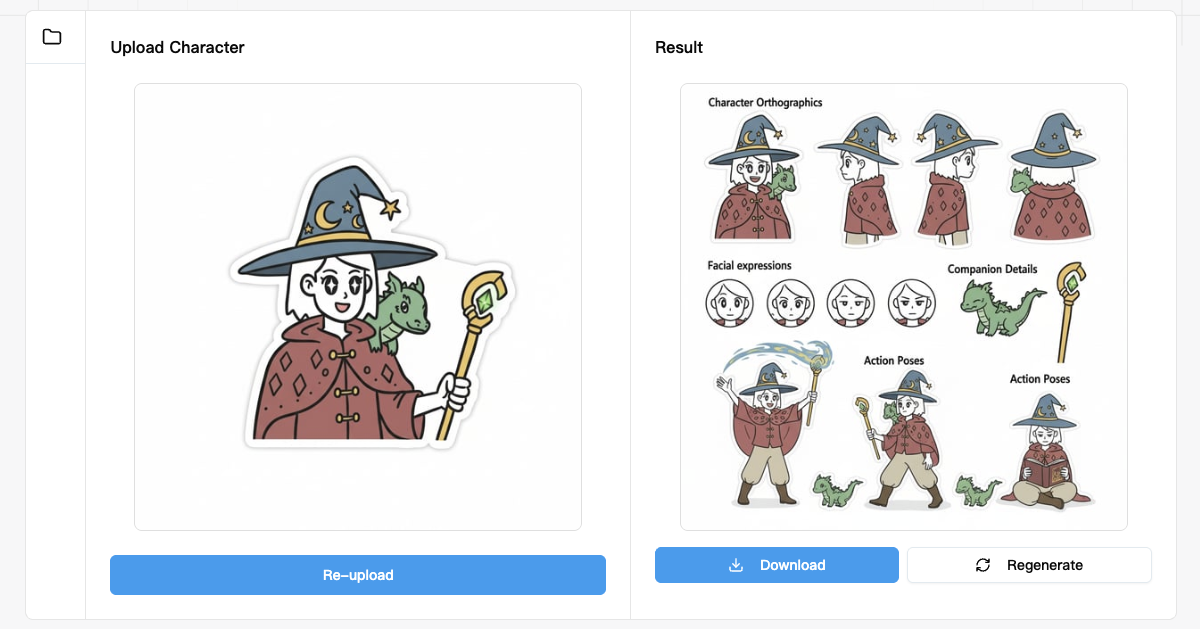 charactergen - AI Character Generator - Create Complete Character Designs media 1