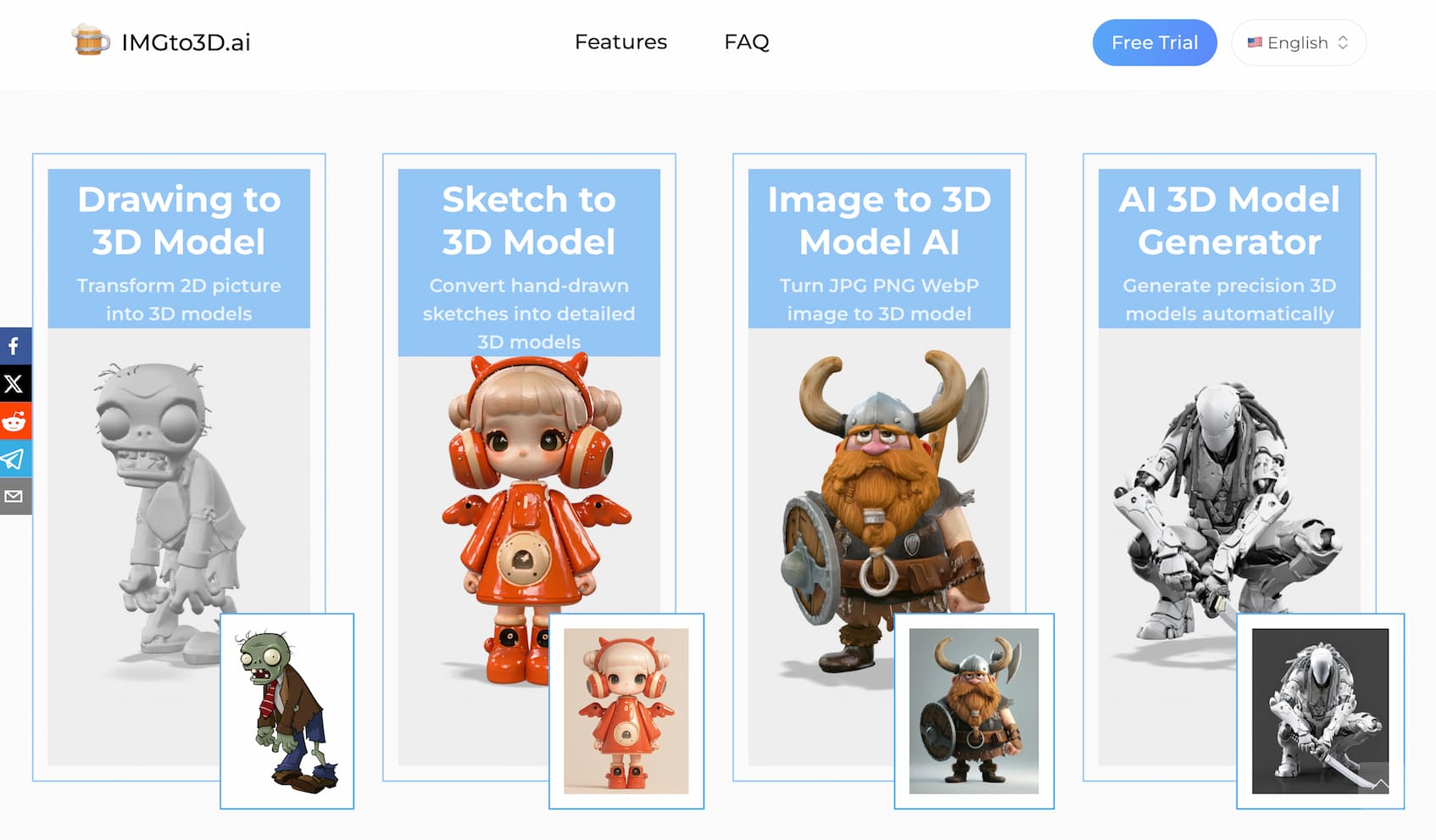 Image to 3D AI - Instantly transform any 2D photo into a high-quality 3D model with AI. media 2