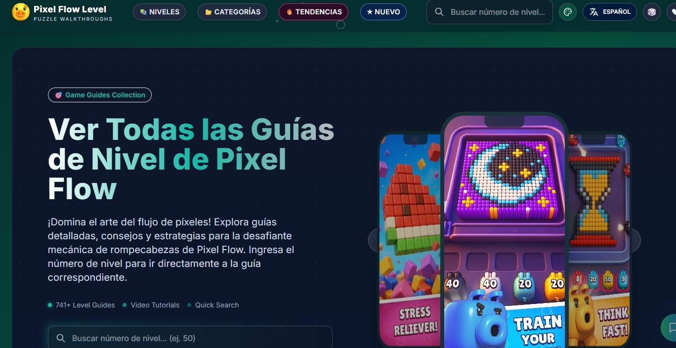 pixelflowlevel - Pixel Flow Level Guides - Walkthroughs & Solutions media 1