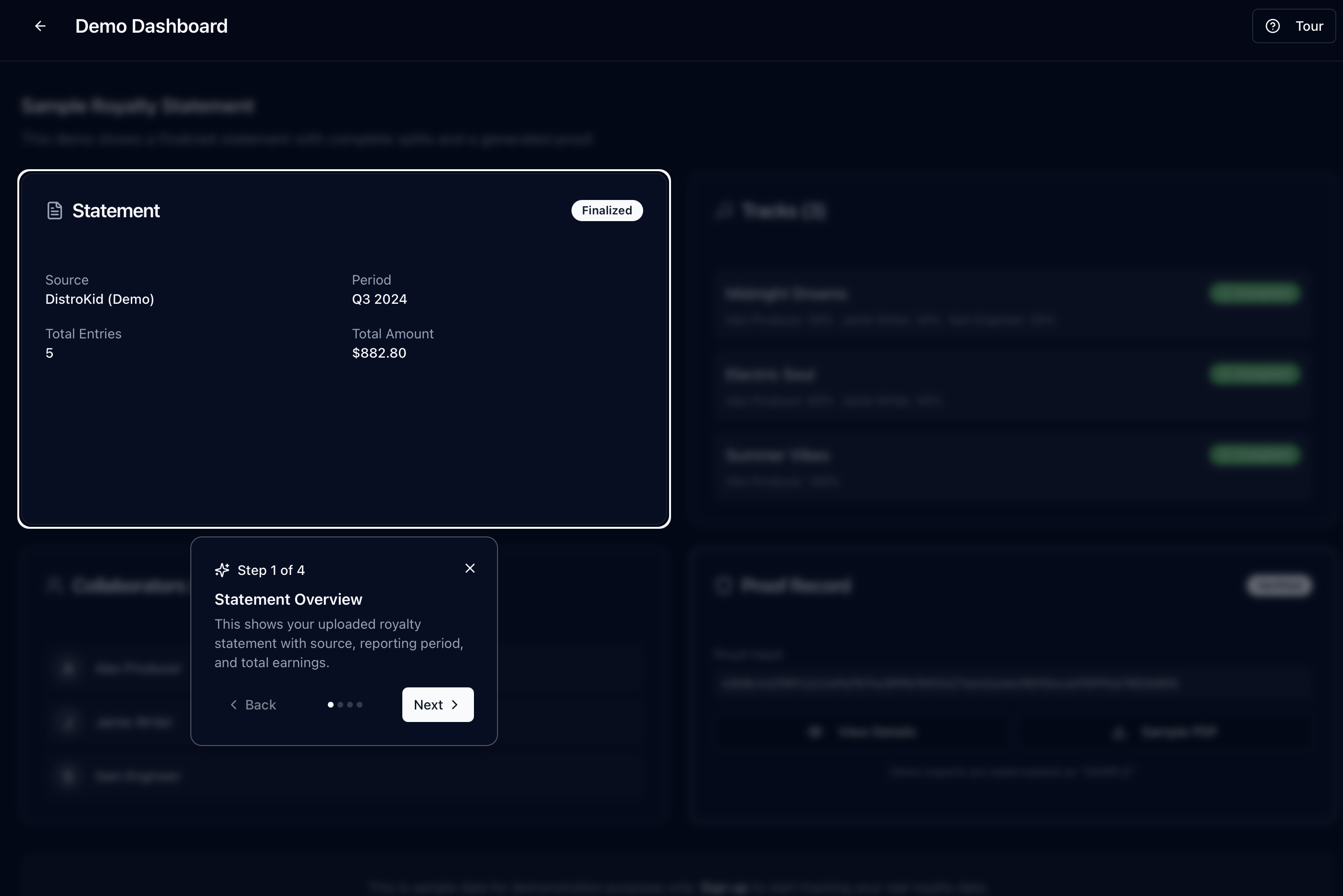 Collab Chain - Verifiable royalty proof for creators and collaborators media 1