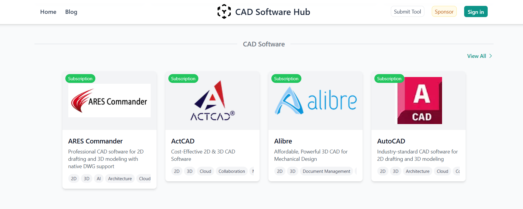 CAD Software Hub  - All-in-one directory for engineering media 2