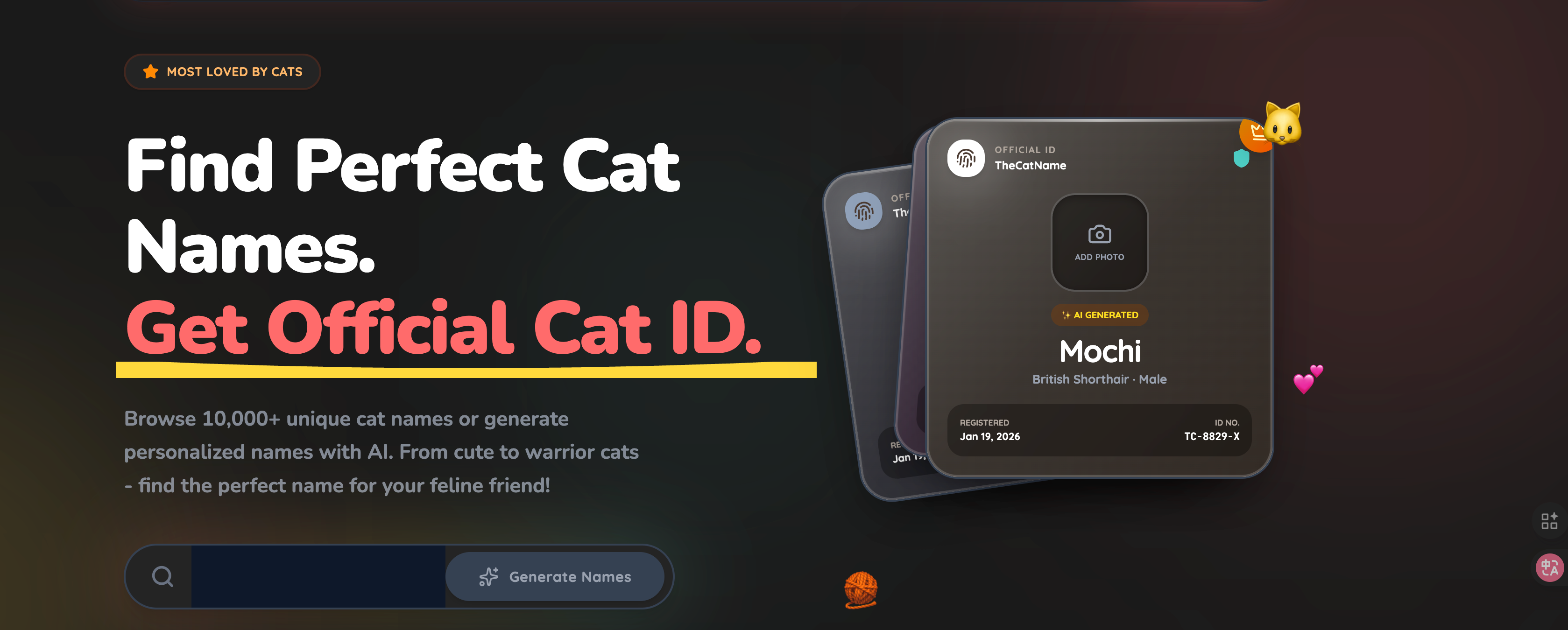 TheCatName - Free AI cat naming tool media 1