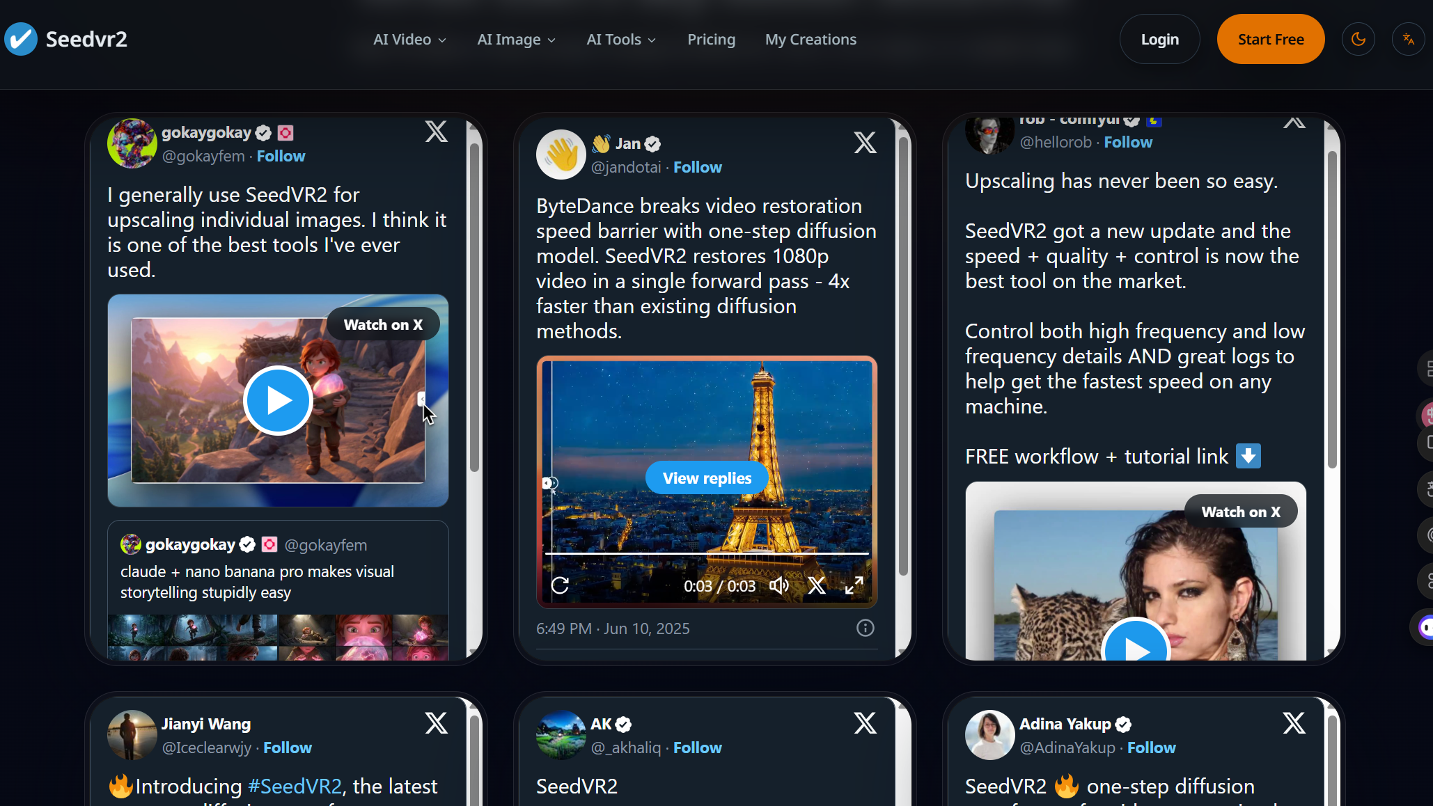 SeedVR2 - One-step AI video upscaling to 4K, 10x faster media 2