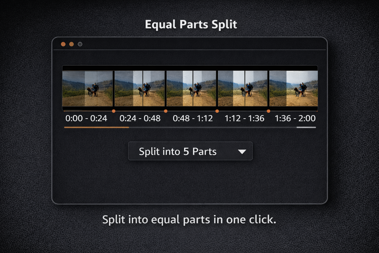 AI ToolBox- Video Splitter - Split. Save. Done. The fastest local video splitter media 2