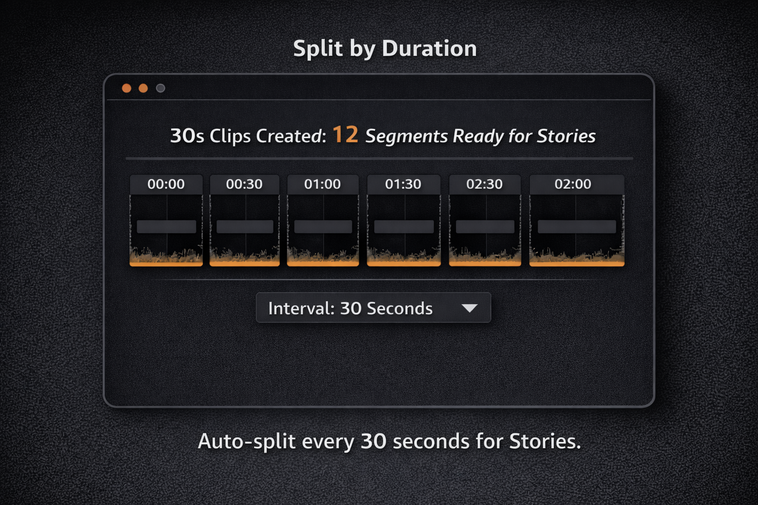 AI ToolBox- Video Splitter - Split. Save. Done. The fastest local video splitter media 3