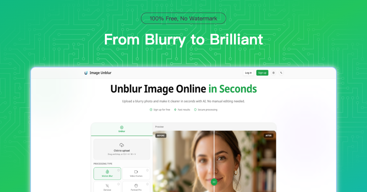 Image Unblur - Restore blurry photos with AI in seconds media 3