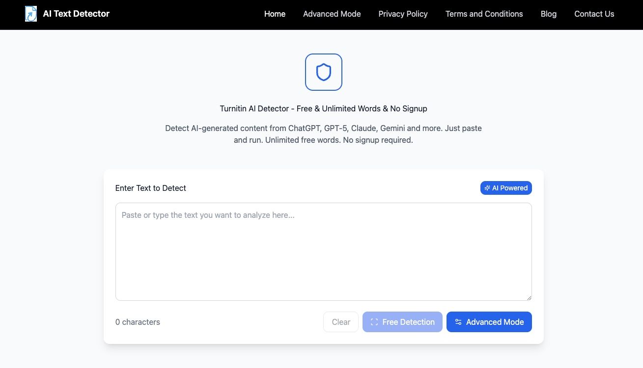 Turnitin AI Detector