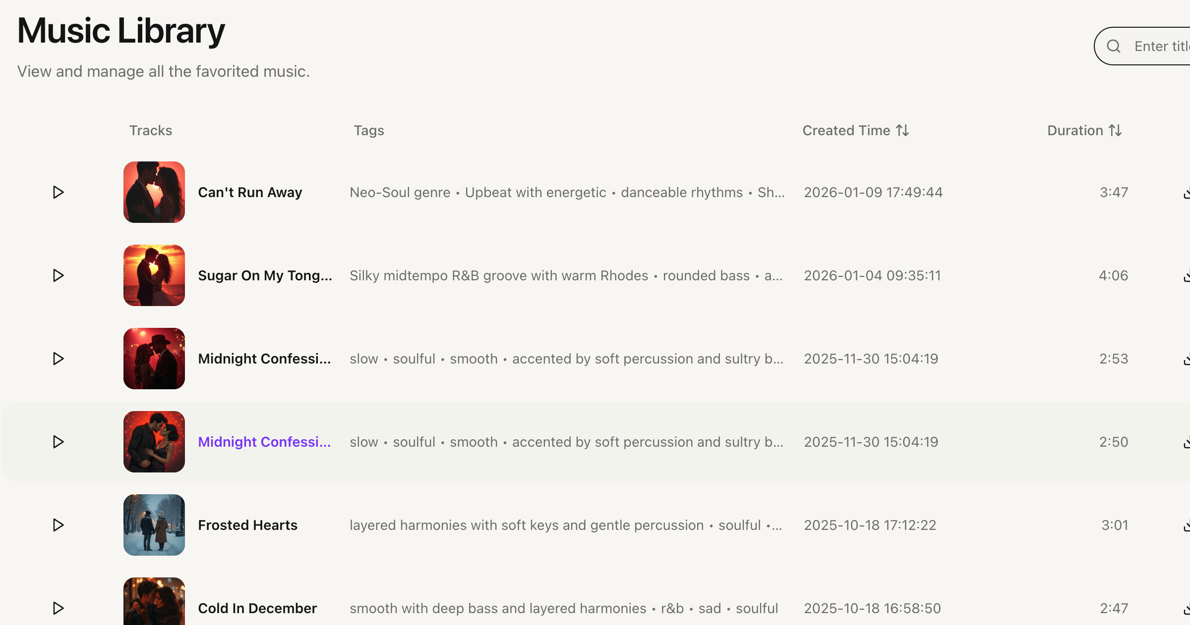 MakeRNB - Free Online AI R&B Music Generator media 1