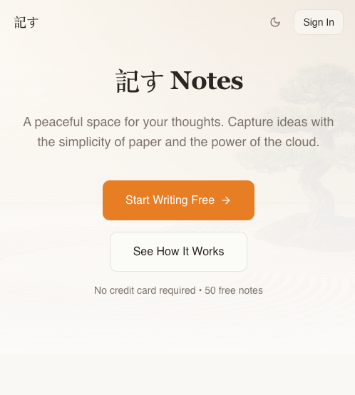 Shiru Notes - A minimalist privacy-focused text notes app media 1